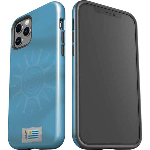 Uruguay Soccer Flag iPhone 12 Pro Impact Case